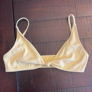 Pacsun yellow bikini top (size small)